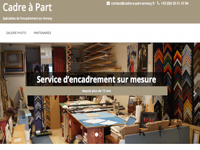 L’atelier boutique « Cadre a Part », situé en cœur d’Annecy, vous accueille pour vous conseiller et étudier vos projets d’encadrement. www.cadre-a-part-annecy.fr